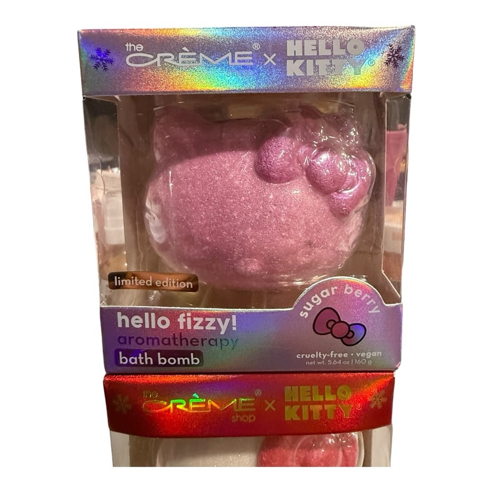 Hello Kitty x The Crème Shop Aromatherapy Bath Bombs Limited Edition x2 NEW - Picture 2 of 5